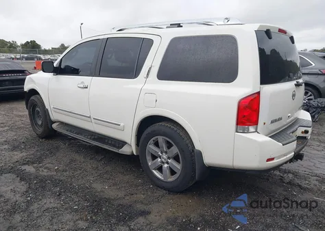 2010 Nissan Armada Platinum from USA, damaged, VIN 5N1AA0NE8AN611934